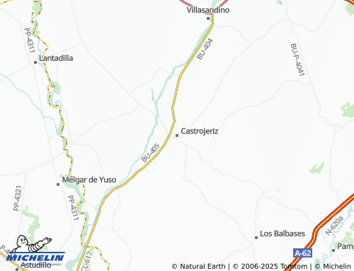 MICHELIN Castrojeriz map - ViaMichelin