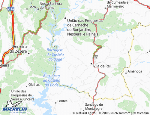 Mapa MICHELIN Estevais - ViaMichelin