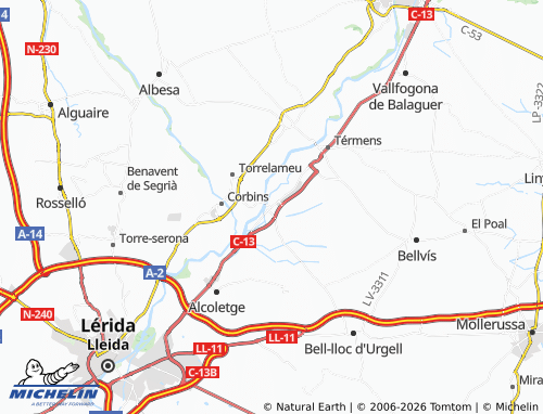 Mappa MICHELIN Vilanova de la Barca - ViaMichelin