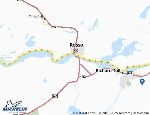 MICHELIN Darou map - ViaMichelin