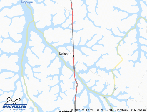 MICHELIN Kakoge map - ViaMichelin