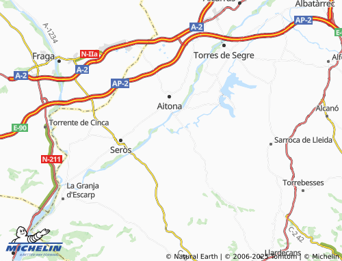 MICHELIN La Canadenca map - ViaMichelin