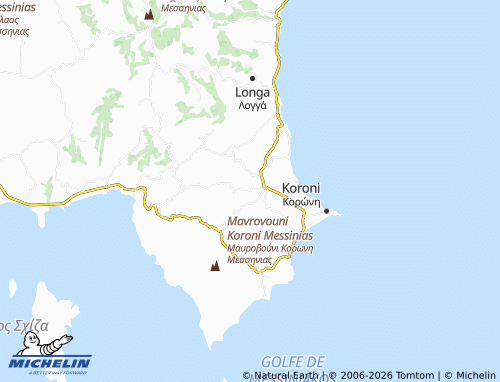 MICHELIN Potamia Koronis map - ViaMichelin