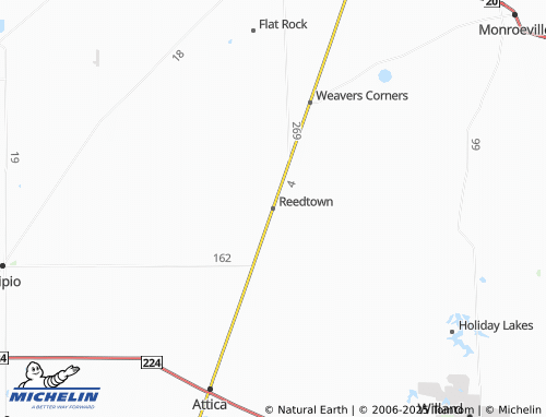 MICHELIN Reedtown map - ViaMichelin