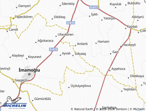 Mappa MICHELIN Sokutaş - ViaMichelin