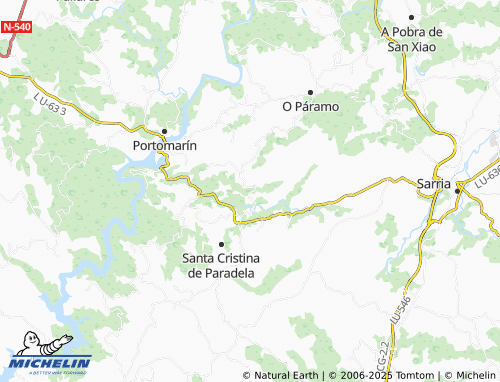 MICHELIN-Landkarte Francos (Santa María) - ViaMichelin