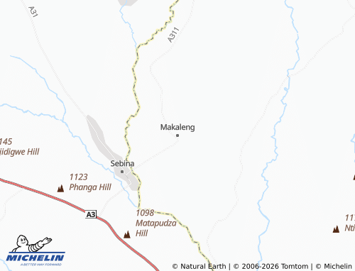 Carte MICHELIN Makaleng - ViaMichelin