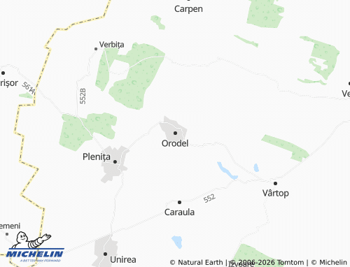 Mappa MICHELIN Orodel - ViaMichelin