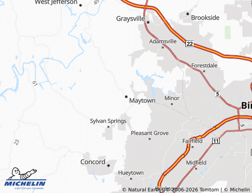 Kaart MICHELIN Maytown - ViaMichelin