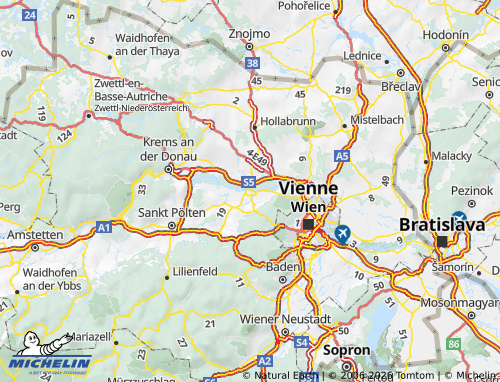 MICHELIN Tulln map - ViaMichelin