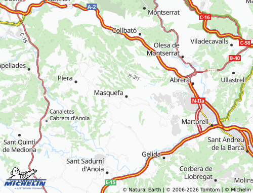 Mappa MICHELIN Masquefa - ViaMichelin