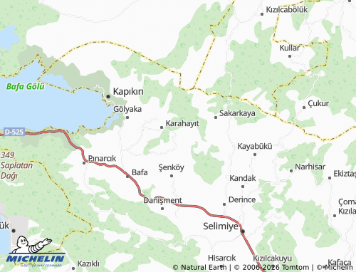 MICHELIN Akçalı map - ViaMichelin