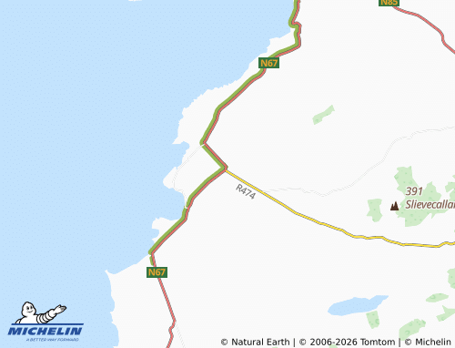 Kaart MICHELIN Milltown Malbay - ViaMichelin