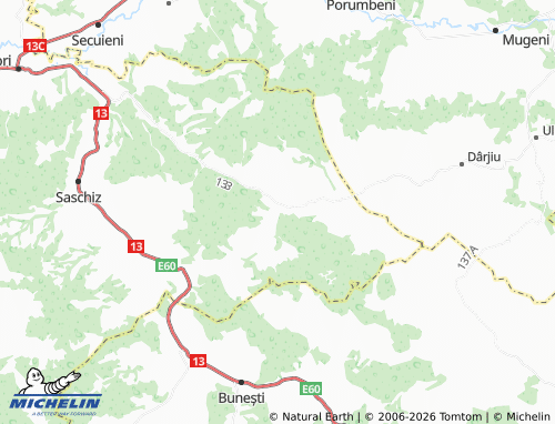 MICHELIN Archita map - ViaMichelin