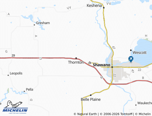 Mappa MICHELIN Thornton - ViaMichelin