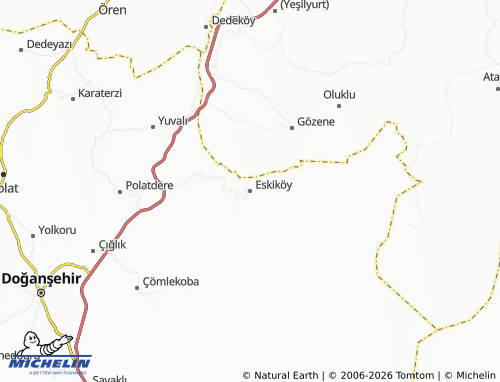 MICHELIN Eskiköy map - ViaMichelin