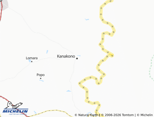 MICHELIN-Landkarte Kanakono - ViaMichelin