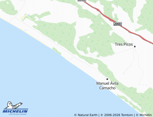 MICHELIN Pueblo Nuevo map - ViaMichelin
