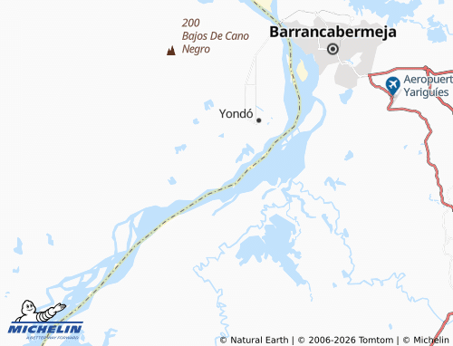 Carte MICHELIN Yondó Nuevo - ViaMichelin