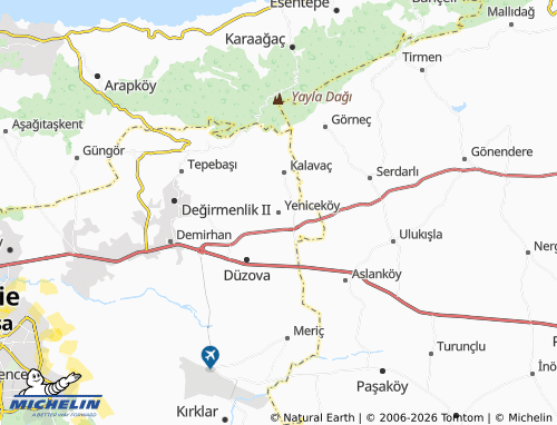 Mapa MICHELIN Yeniceköy - ViaMichelin