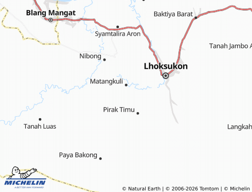 MICHELIN Teungoh Pirak map - ViaMichelin