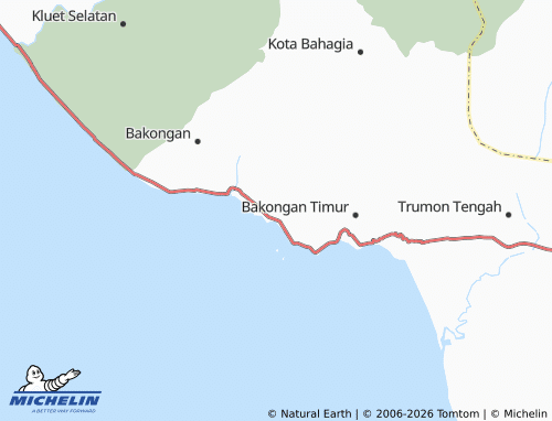 MICHELIN-Landkarte Ujung Pulo Cut - ViaMichelin