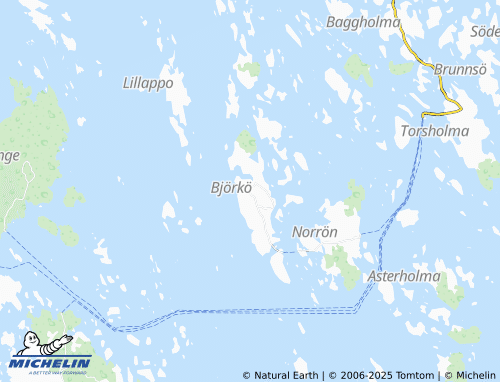 MICHELIN Björkö map - ViaMichelin