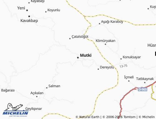 Kaart MICHELIN Pınarbaşı - ViaMichelin