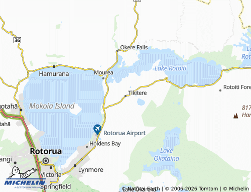 Mapa MICHELIN Tikitere - ViaMichelin