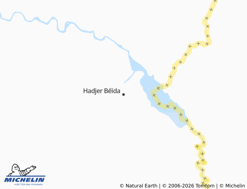 Carte MICHELIN Hadjer Béïda - ViaMichelin