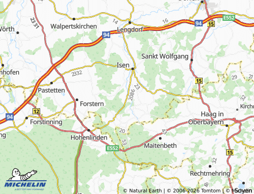 MICHELIN-Landkarte Burgrain - ViaMichelin