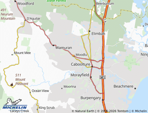 MICHELIN Moodlu map - ViaMichelin
