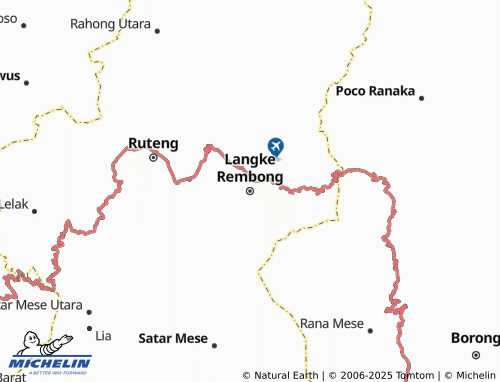 MICHELIN Langke Rembong map - ViaMichelin