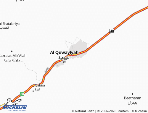 Carte MICHELIN al-Zuhour - ViaMichelin