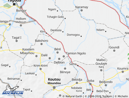 Mappa MICHELIN Tandjilé Est - ViaMichelin