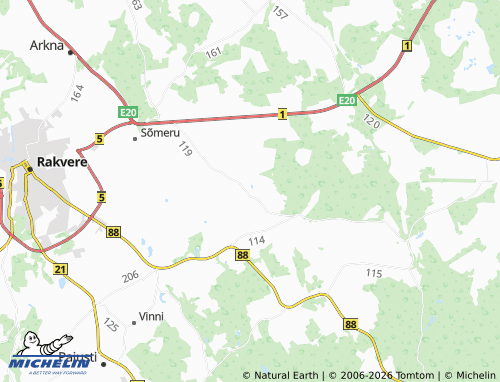 Mapa MICHELIN Vaeküla - ViaMichelin