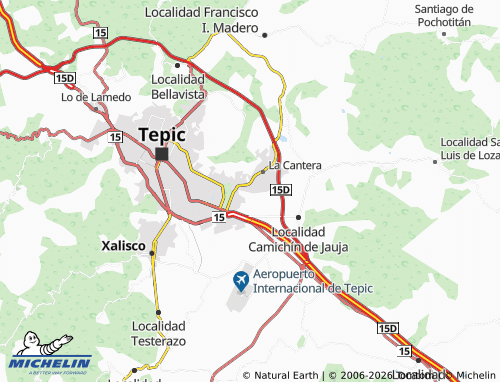 Mapa MICHELIN Canteras del Nayar - ViaMichelin