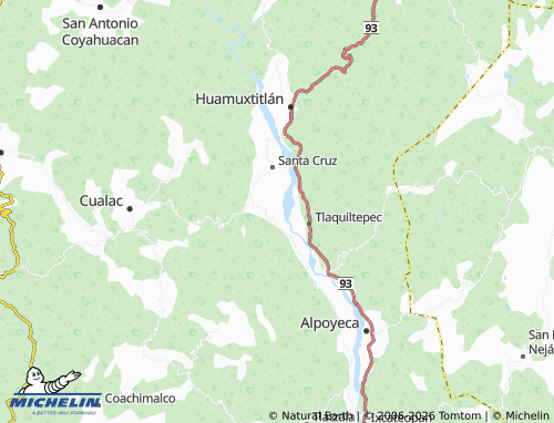 Kaart MICHELIN Coyahualco - ViaMichelin