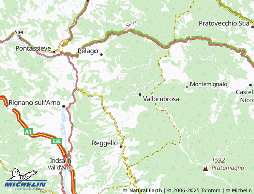 Mappa MICHELIN Saltino - ViaMichelin