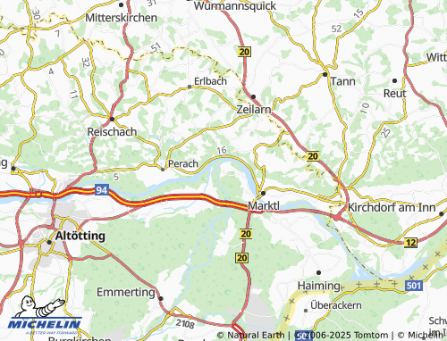 Mapa MICHELIN Oberpiesing - ViaMichelin