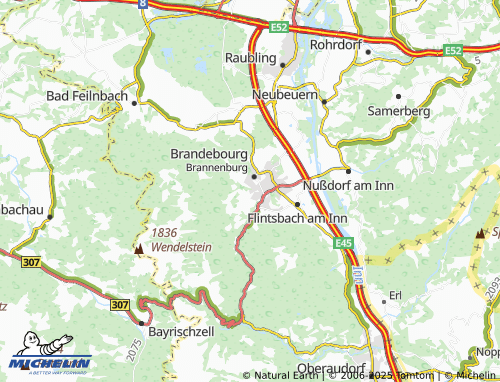 MICHELIN-Landkarte Bichl - ViaMichelin