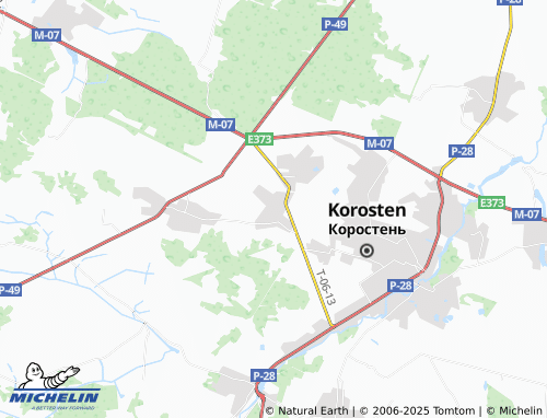 MICHELIN Zhabche map - ViaMichelin