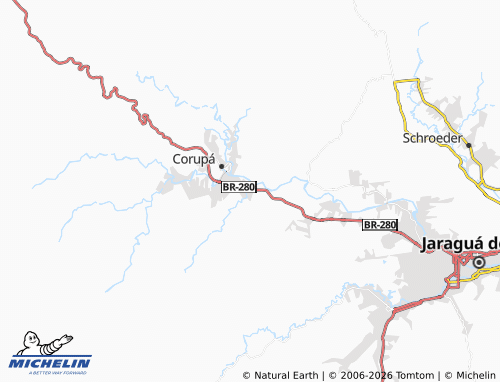 Mapa MICHELIN Pedra de Amolar - ViaMichelin