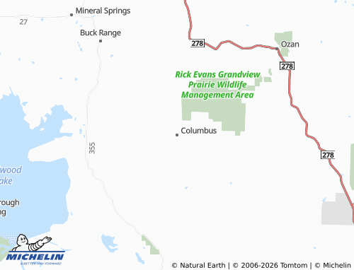 Mappa MICHELIN Columbus - ViaMichelin
