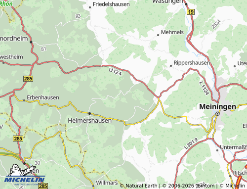 MICHELIN Träbes map - ViaMichelin