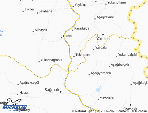 Mappa MICHELIN Tekindere - ViaMichelin