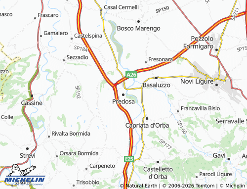 Mapa MICHELIN Predosa - ViaMichelin