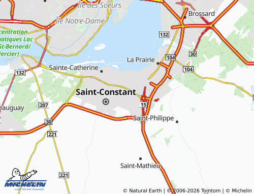 Carte MICHELIN Delson - ViaMichelin