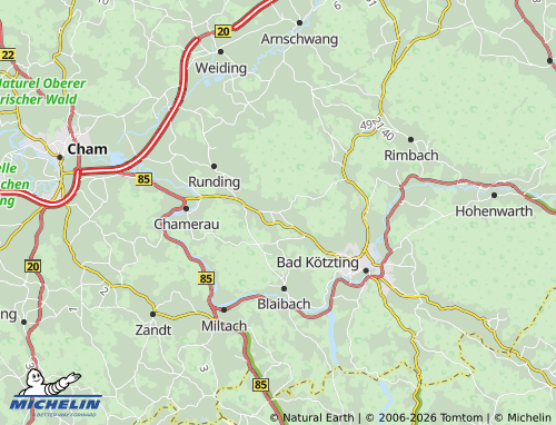 MICHELIN Lederdorn map - ViaMichelin