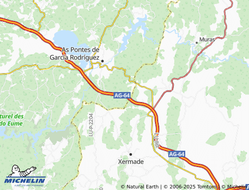 MICHELIN O Lombo de Afonso map - ViaMichelin